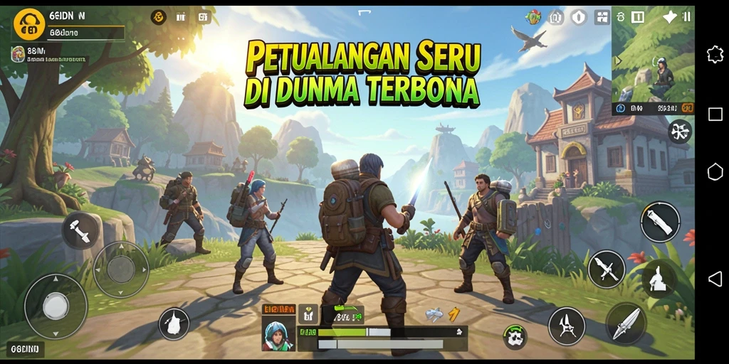 Tampilan gameplay 68IDN yang imersif dalam dunia terbuka.