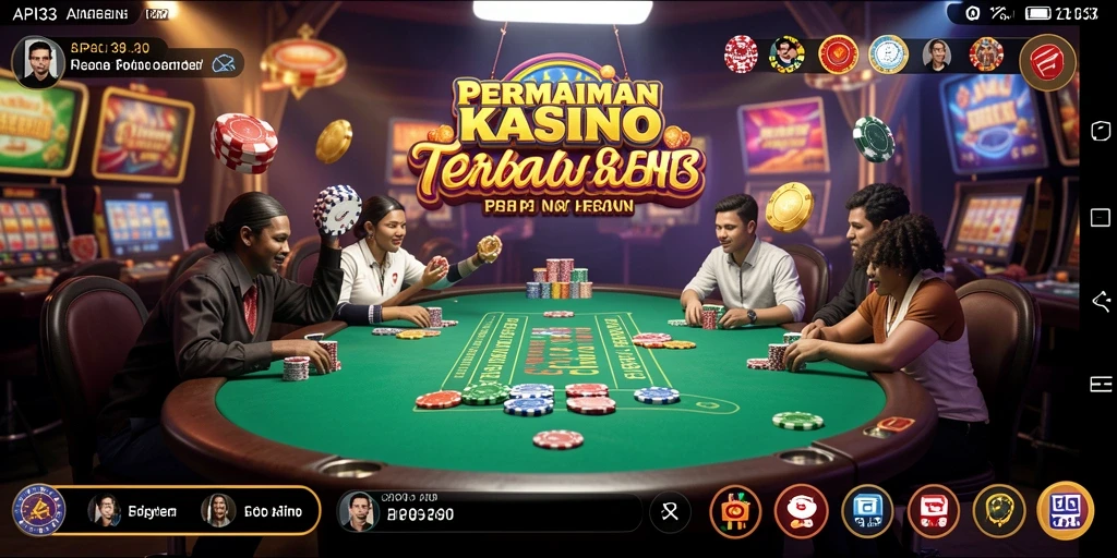Tampilan menakjubkan dari permainan kasino di API33.