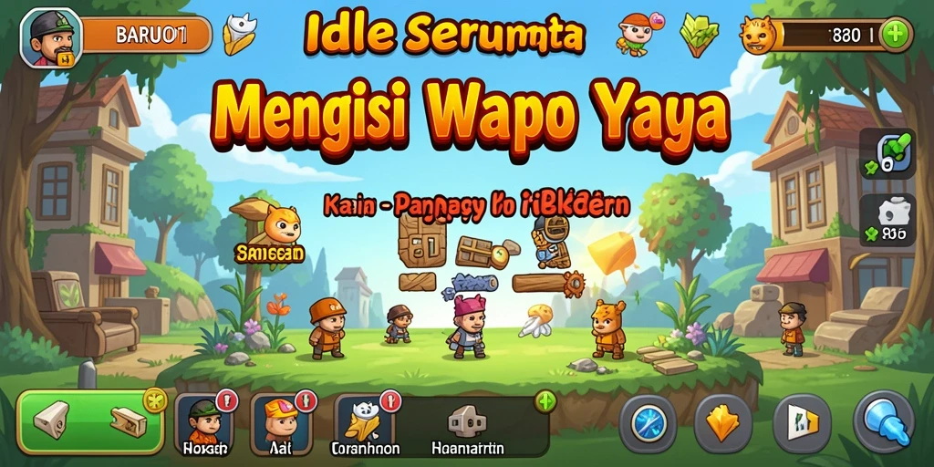 Tampilan gameplay BARU01 yang menarik dan penuh warna.