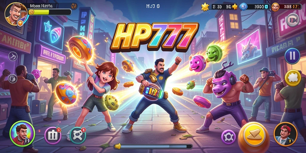 Tangkapan layar gameplay HP777 dengan grafis menawan dan tantangan seru.