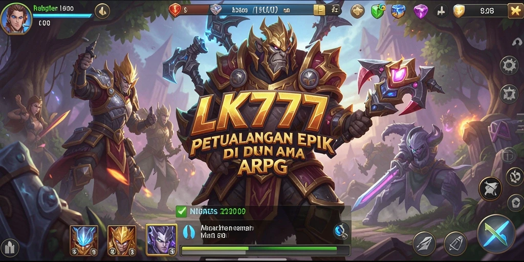 Gameplay LK777 dengan grafik ARPG yang memukau dan pertarungan seru.