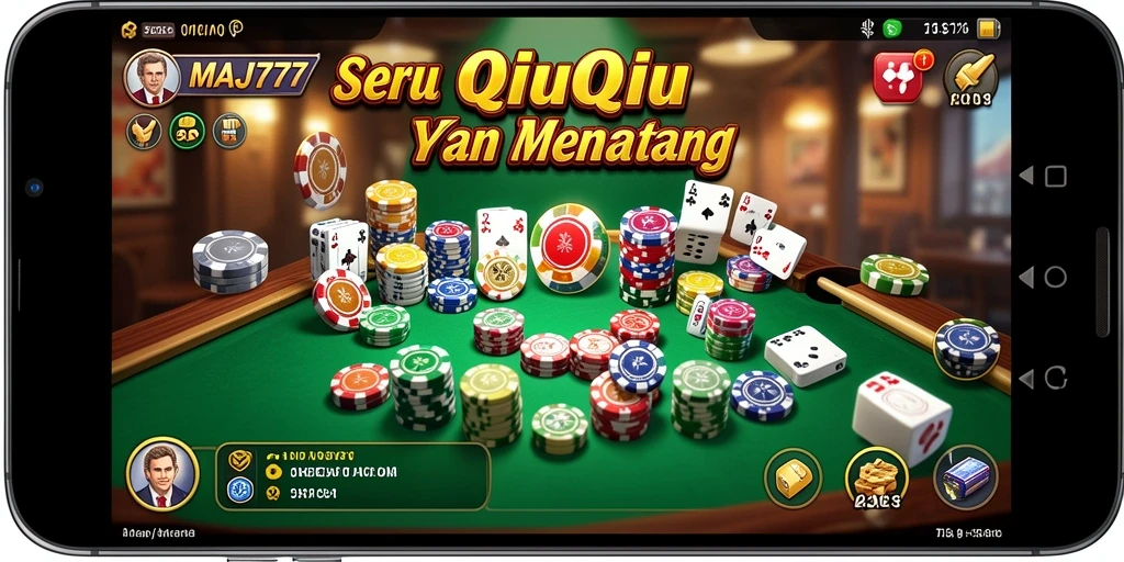 Tampilan gameplay QiuQiu yang menarik di MAJ777.
