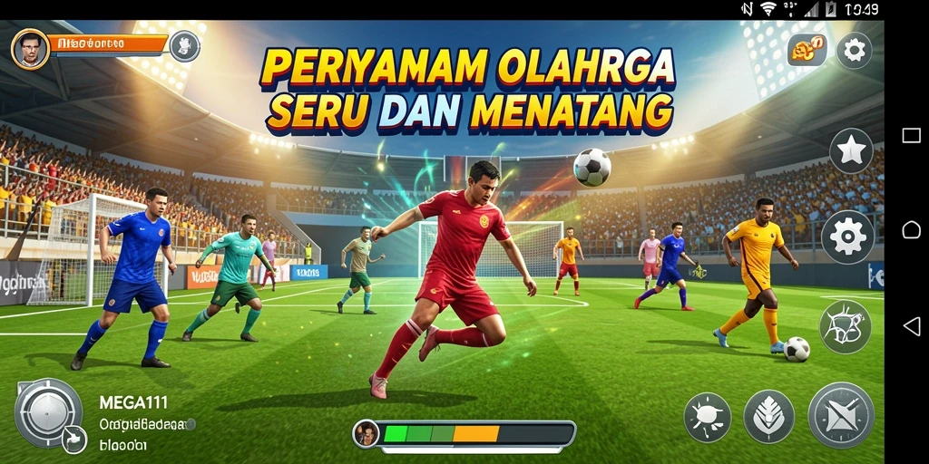 Tampilan gameplay menarik dan dinamis di MEGA111.