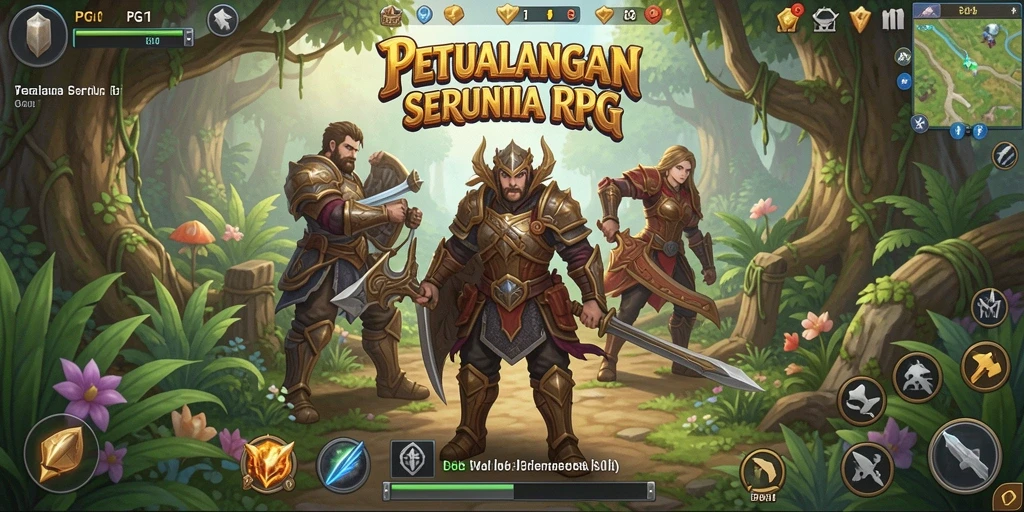 Tampilan gameplay RPG yang menarik dan mendebarkan di PG11.