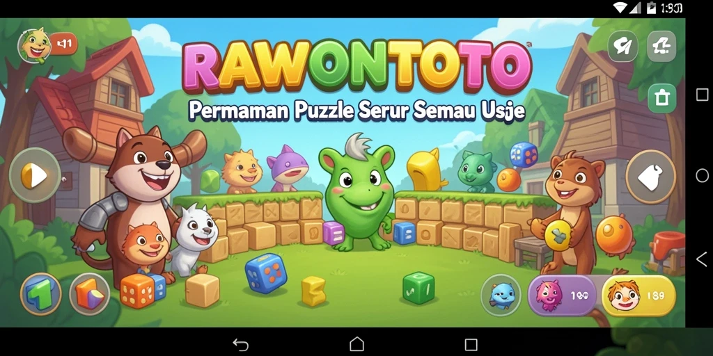 Tampilan gameplay RAWONTOTO yang menantang dan menarik.