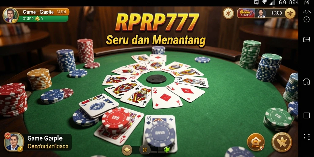 Tampilan gameplay seru pada RPRP777 yang memukau