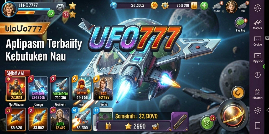 Tampilan antarmuka aplikasi UFO777 yang intuitif dan menarik.