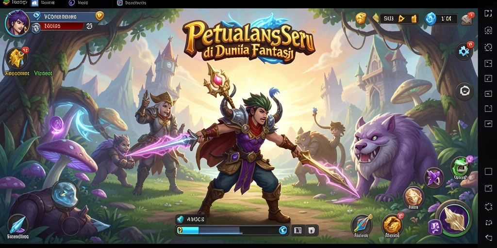 Tangkapan layar dari gameplay VC5 yang menampilkan petualangan mendebarkan.